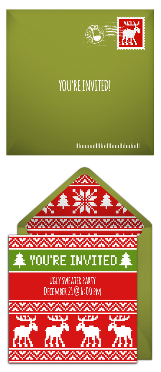 Free Ugly Sweater invitations